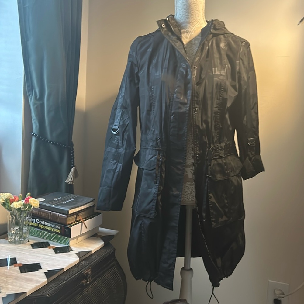 Bcbgeneration Black Camo Jacket. - image 1